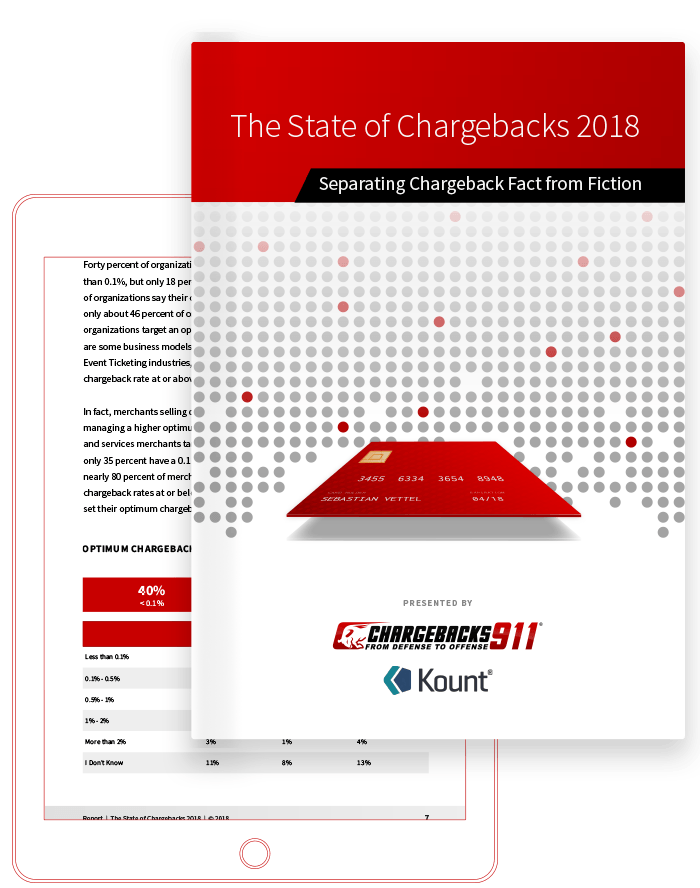 Chargebacks911 eBook - The State of Chargebacks 2018 - Chargebacks911 & Kount